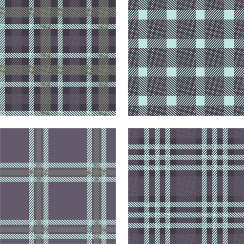Fabric plaid pattern vector material 04 plaid pattern fabric   