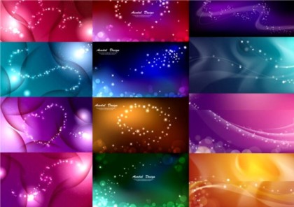 Different dream star background vector star dream different background   