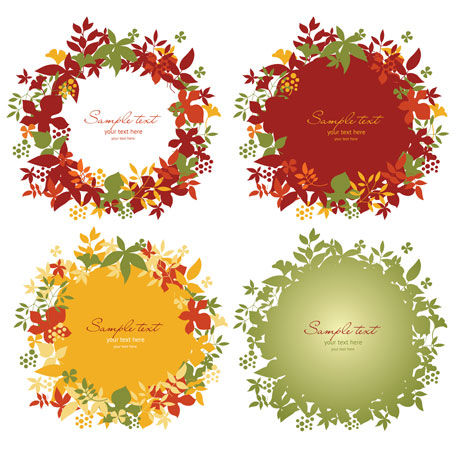 Simple and beautiful wreath art vector simple pattern nature lace flowers elements decorative cute border   