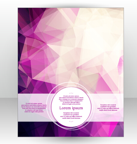 Stylish cover brochure vector abstract design 01 stylish cover brochure abstract   