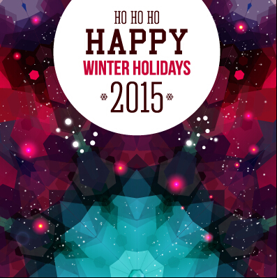 2015 winter holiday new year background vector winter new year holiday background 2015   