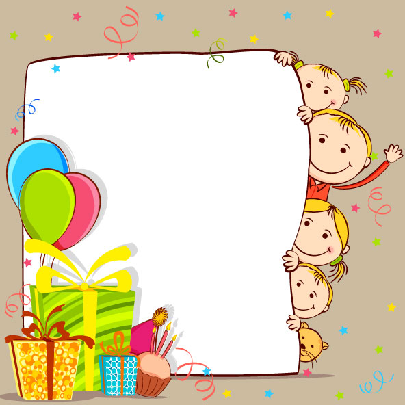 free vector Cartoon Primary school students Illustration 01 vector school students illustration cartoon   