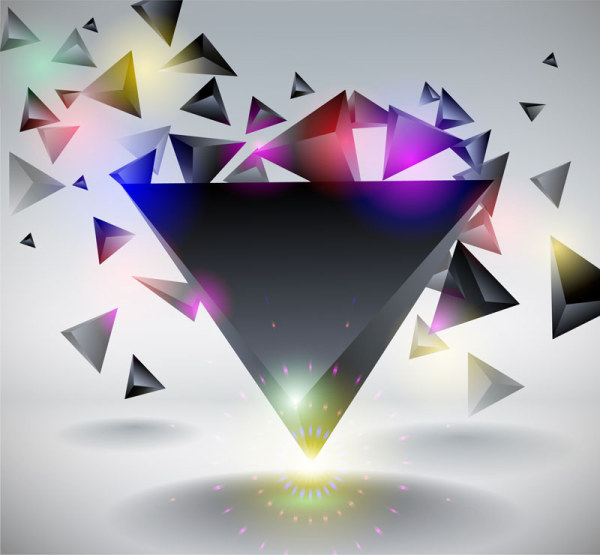 Dynamic triangle Concept vector backgrounds triangle dynamic concept   
