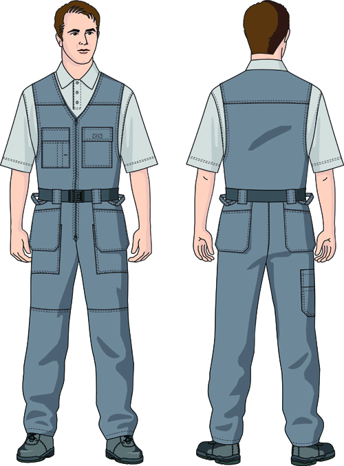 Various Building Workers design elements vector 05 worker Various elements element building   