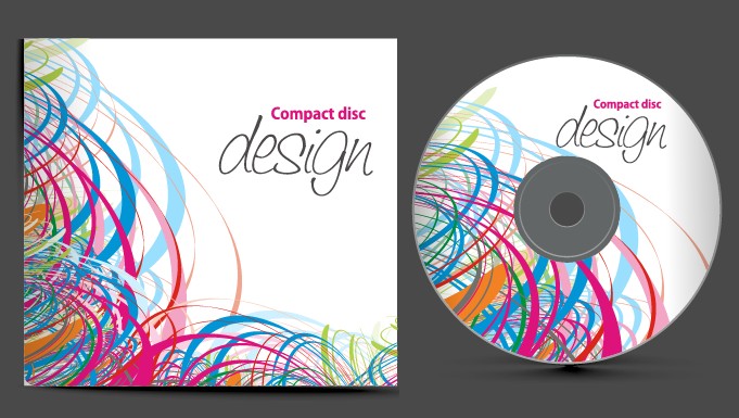 Abstract of CD Cover vector set 08 cover cd abstract   