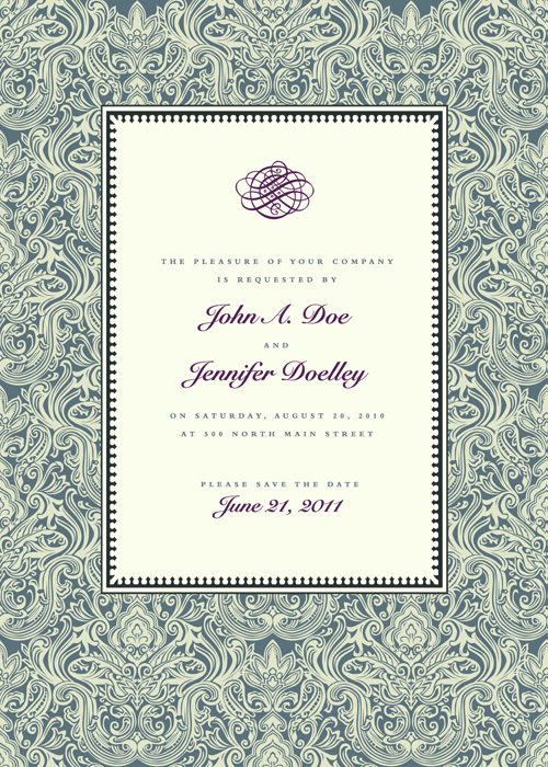 Vintage Floral invitations cover design vector 02 vintage invitation cover   