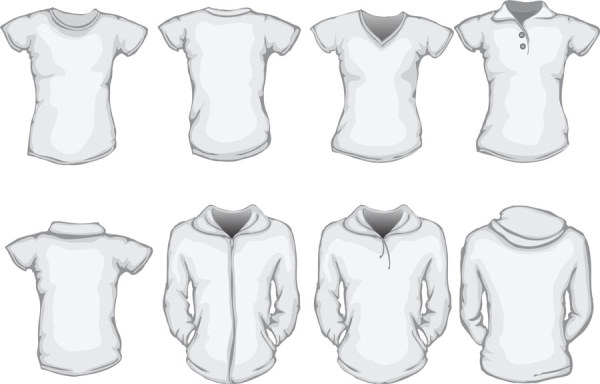 Clothes template design vector 04 template clothes   