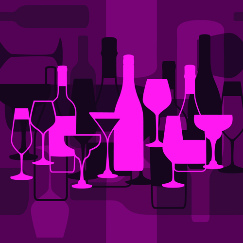Vector cover wine menu design graphics 02 wine menu cover   
