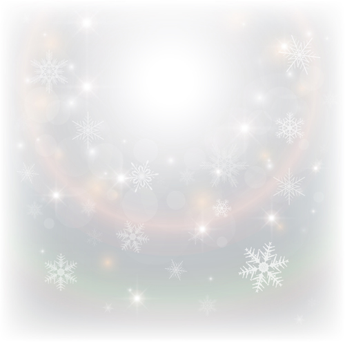 Winter snowflake with blurs background vectors 04 winter snowflake blurs background   