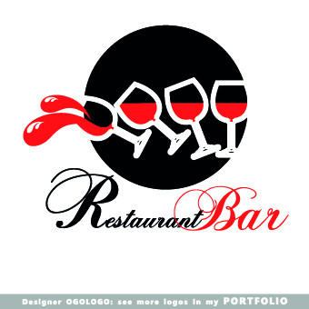 Restaurant logos design elements vectors set 03 restaurant logos logo elements element design elements   