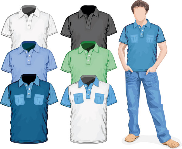 Clothes template design vector 03 template clothes   