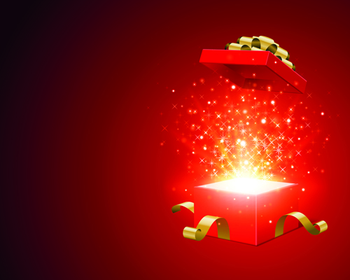 2015 christmas gift box shiny background vector 04 shiny gift box christmas background vector background   