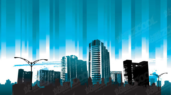 Modern city skyscrapers design vector 09 skyscrapers skyscraper modern city   