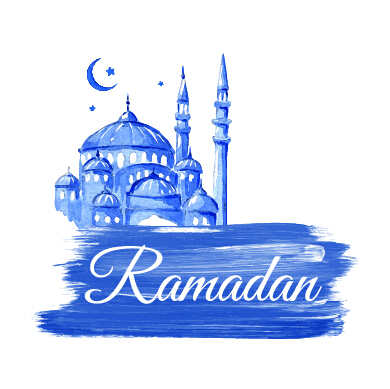 Watercolor drawing ramadan Kareem vector background 07 watercolor ramadan kareem drawing background   