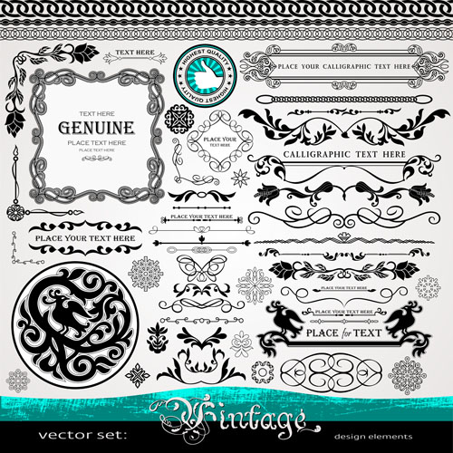 Decorative vintage border and frame vector 02 vintage frame decorative Decorativ border   