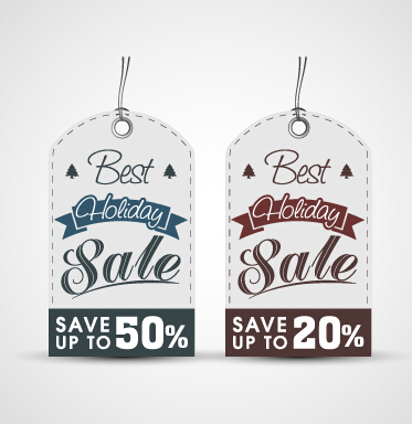 2015 Christmas cardboard discount tags vector 03 tags discount christmas cardboard board 2015   