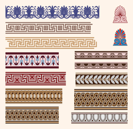 Antique Decorative pattern Border vector 03 pattern decorative pattern decorative antique   