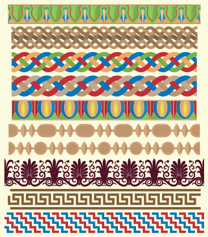 Antique Decorative pattern Border vector 02 pattern decorative pattern decorative border antique   