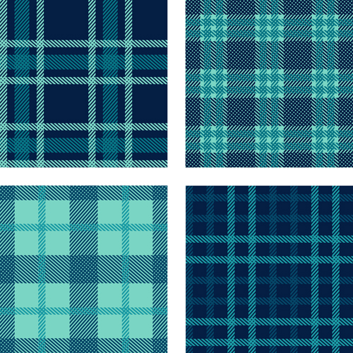 Fabric plaid pattern vector material 02 plaid pattern fabric   