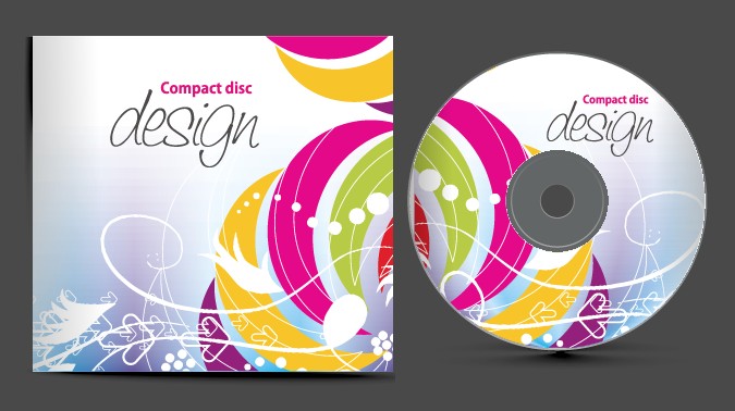 Abstract of CD Cover vector set 07 cover cd abstract   