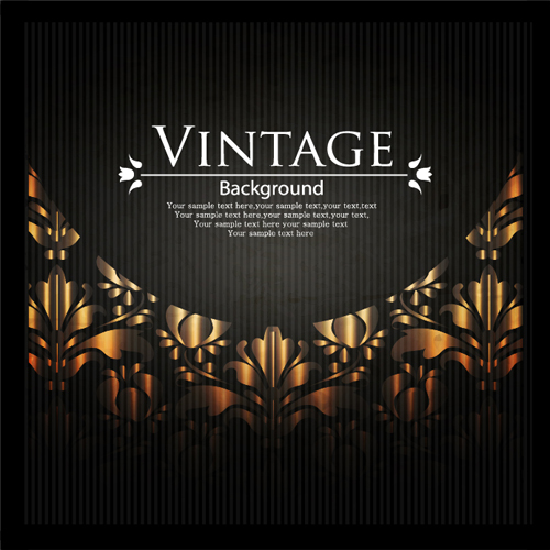 Vintage Dark Backgrounds vector 04 vintage dark background dark backgrounds background   