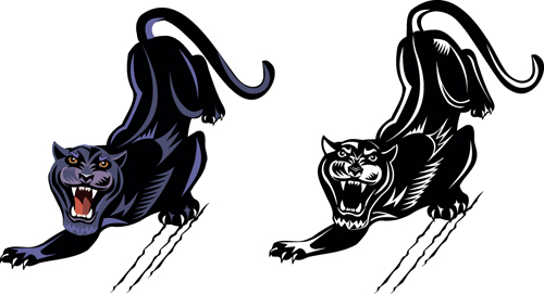 Fierce panther vector material 01 panther material fierce   