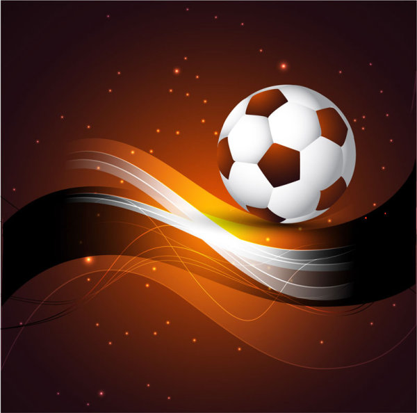 Abstract Football design vector background 01 football ball abstract   