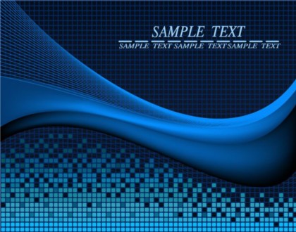 Tech blue design elements background vector technology blue background   