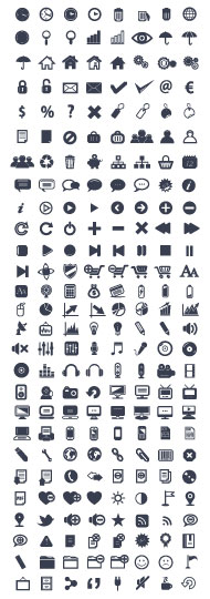 Various web icon Collection vector 01 web icon Various icon collection   