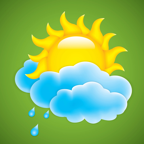 Cartoon summer sun vector background 05 Vector Background sun summer cartoon background   