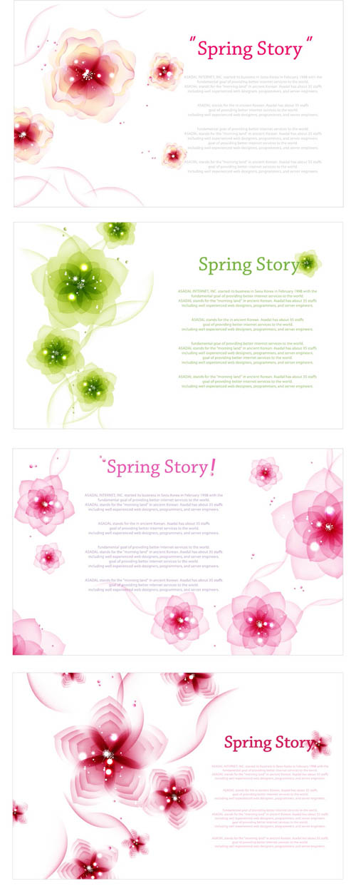 charm spring flower background art vector 01 spring flower background flower   