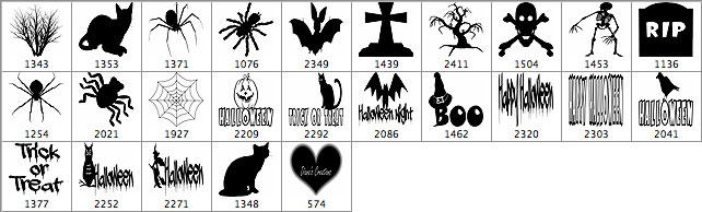 Halloween Photoshop Brushes photoshop halloween brushes   