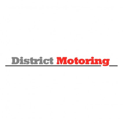 Logo district motoring vector district motoring   