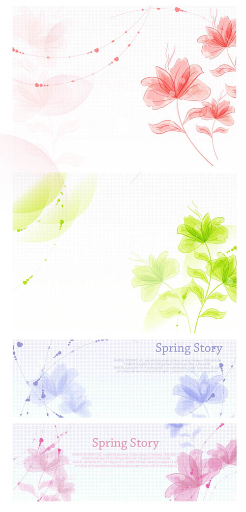 charm spring flower background art vector 02 spring flower background flower   