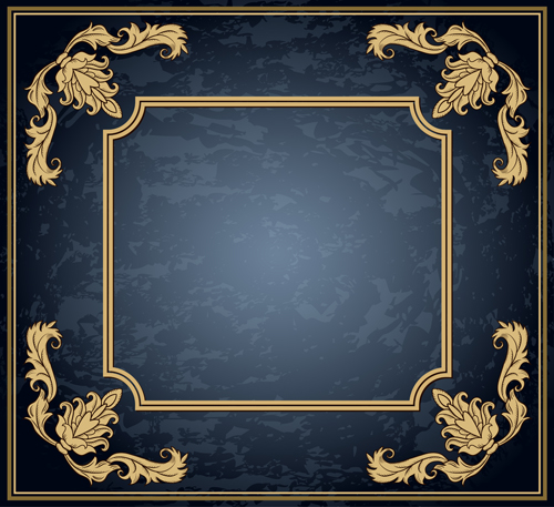 Classical decor frames retro vector set 13 Retro font frames decor classical   