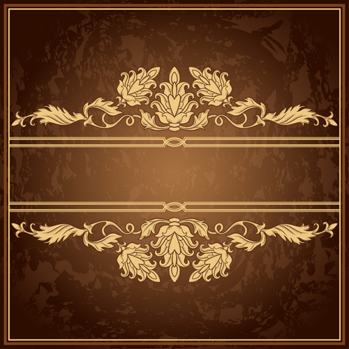 Classical decor frames retro vector set 14 Retro font frames decor classical   