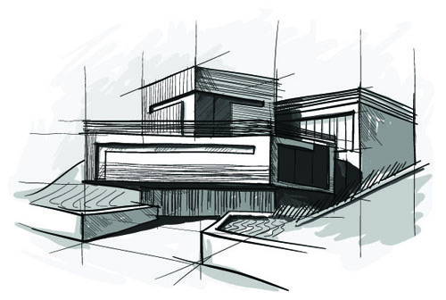 Set of Layout of the building design vector 03 layout building   