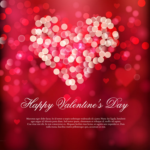 Valentine red background with shiny heart vector Valentine shiny red background heart background   