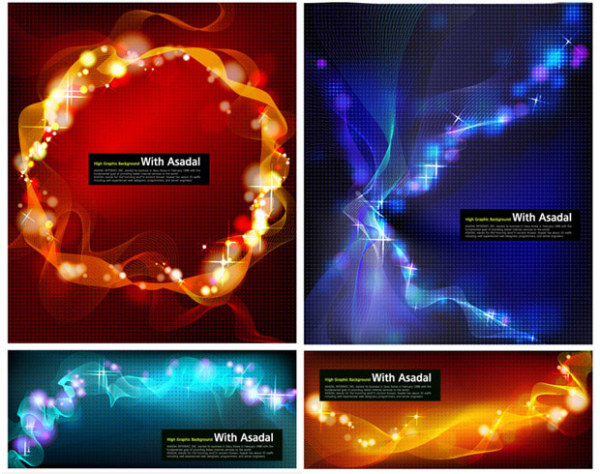 dazzling light background vector Graphic light glare flash dream background   