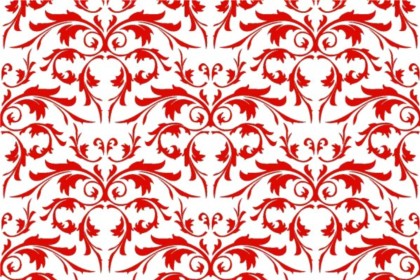 Bright red ornaments pattern vectors red pattern ornaments bright   