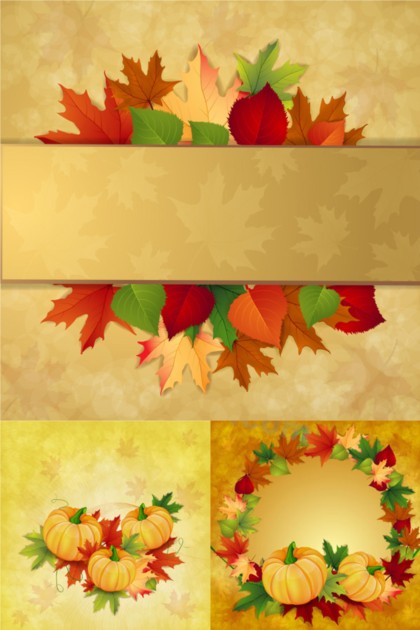 charm autumn background vectors material charm autumn   