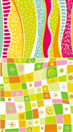 Cartoon style cute vector pattern lovely background   