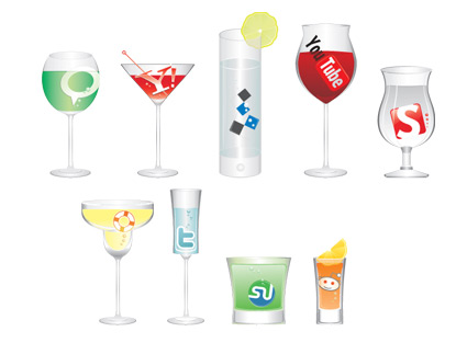 Glass Icon vector vector glass drinks beverage beer   