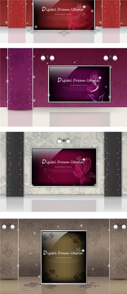 Bright dream wall background vector wall dream bright background   