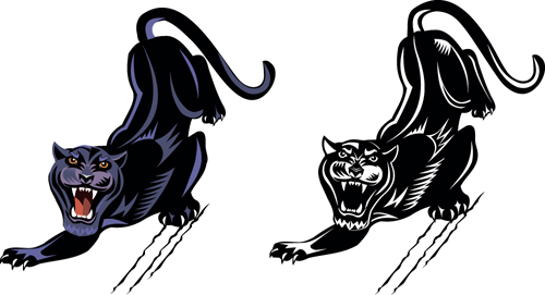 Fierce panther vector material 02 panther material fierce   