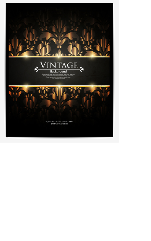 Vintage Dark Backgrounds vector 03 vintage dark background dark backgrounds background   