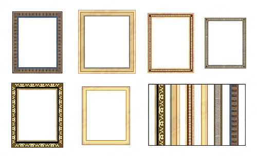 All kinds of frame 2 vector vector lace decorative border vector practical picture frames photo frame lace border   