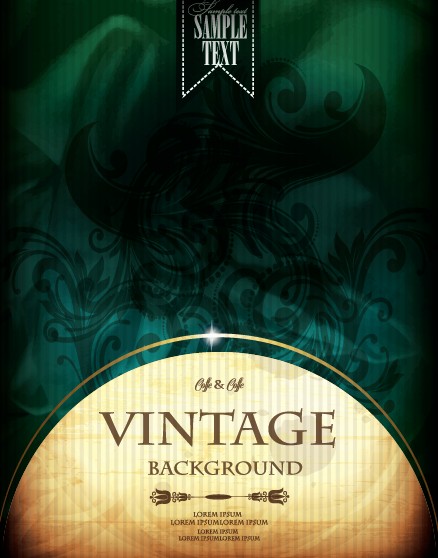 Vintage luxury backgrounds vector set 03 vintage luxury backgrounds background   