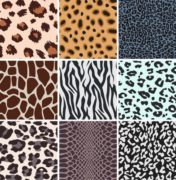 Set of Leopard Pattern vector 03 pattern vector pattern leopard   