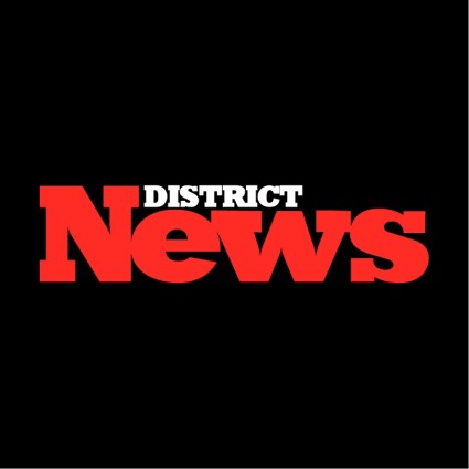 District news set vector district news set   